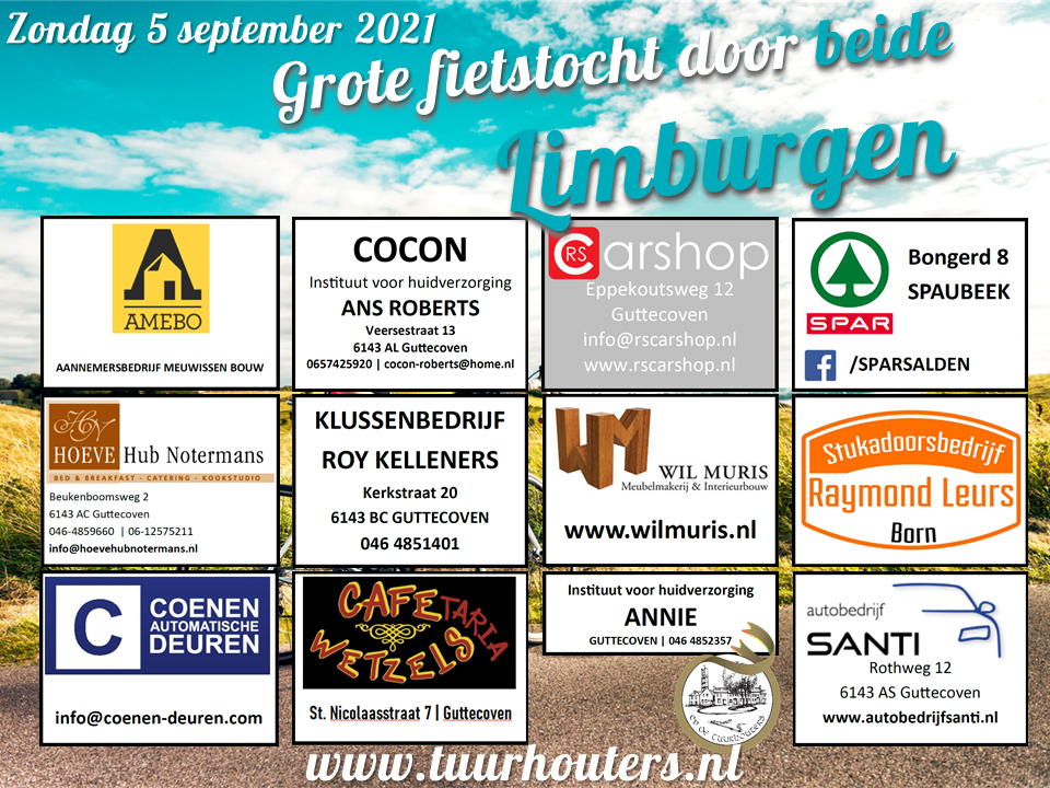 Sponsoren fietstocht